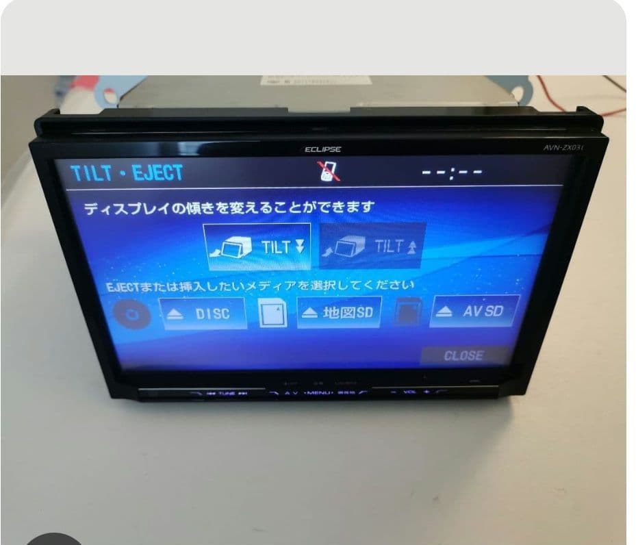 イクリプス　カーナビ　AVN−ZX03i　９インチ