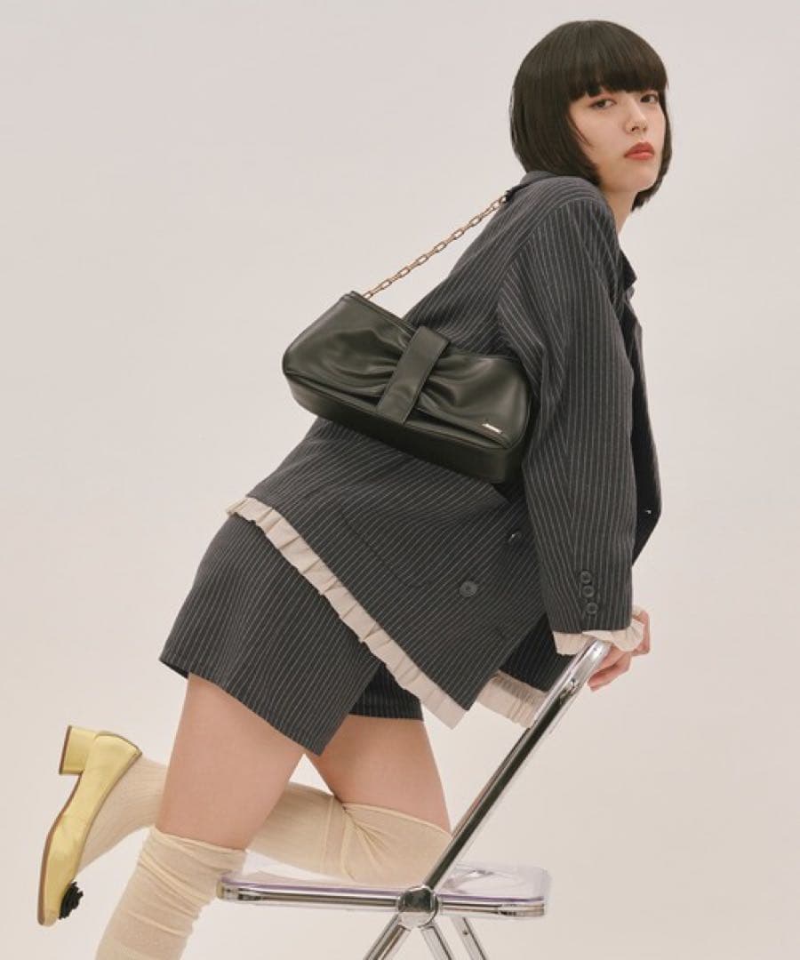 【（完売アイテム）loin nuit フリルレイヤードデザインジャケット】