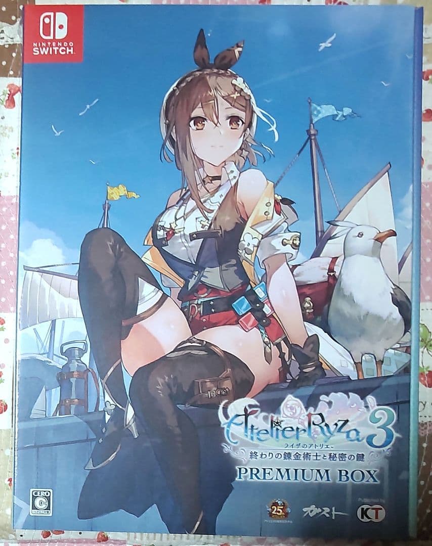 新品未開封 HMV Nintendo A3パブミラー ライザのアトリエ3