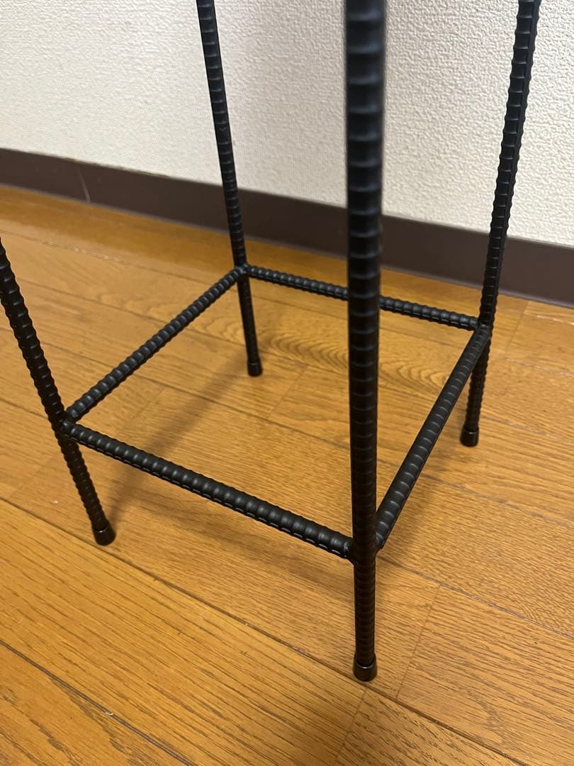 アイアンスツール　ハイチェア　アルコールスタンド　花台　高さ75cm