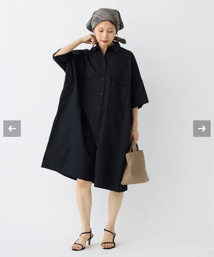 IENA C.ブロードショートオールインワン