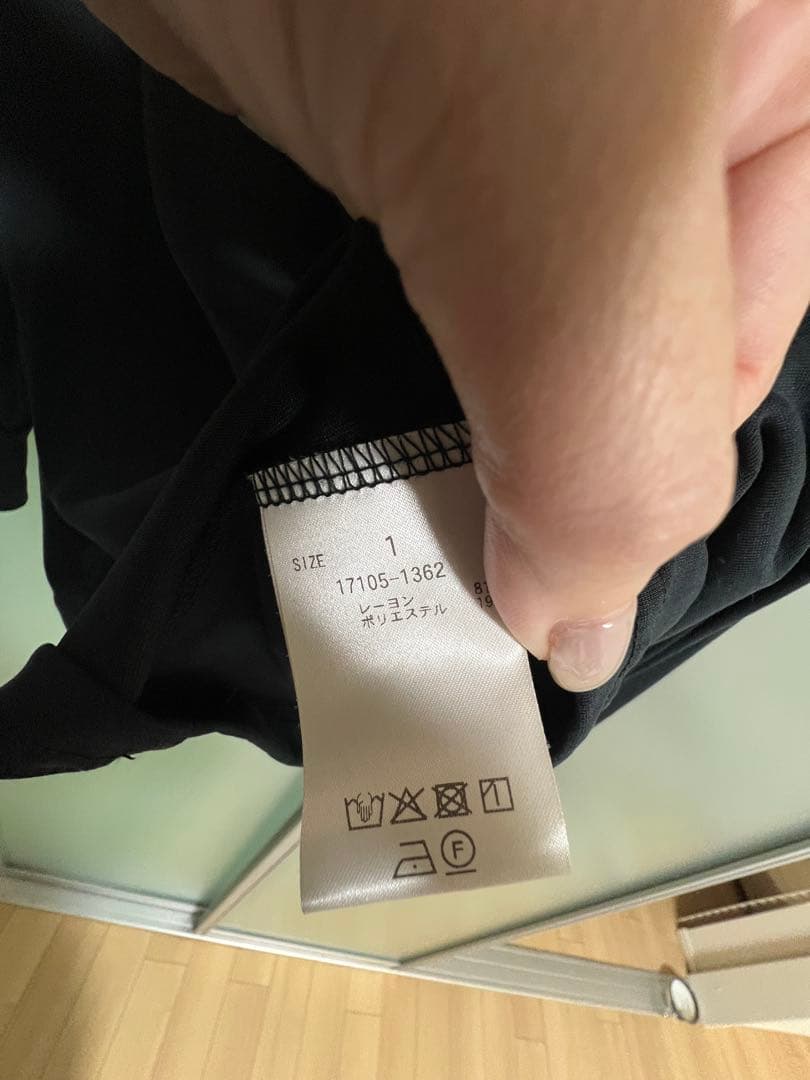 clane ソフトカットトップス　黒白　2枚セット　サイズ1