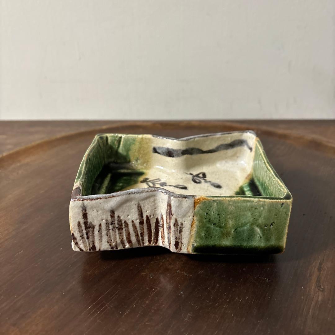 時代織部　向付け　美濃　瀬戸　古美術　茶道具　懐石　酒器　志野　唐津　備前　李朝