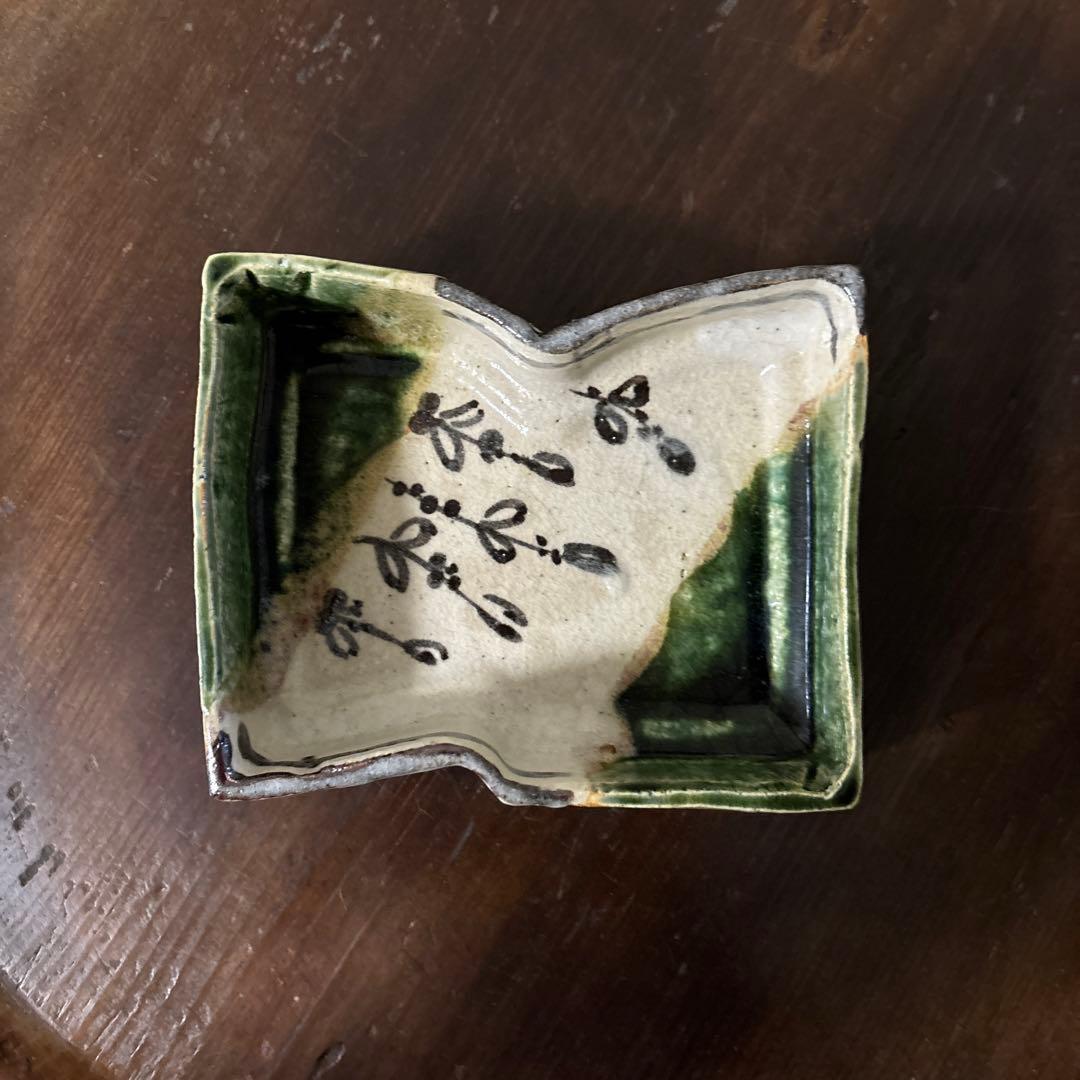 時代織部　向付け　美濃　瀬戸　古美術　茶道具　懐石　酒器　志野　唐津　備前　李朝