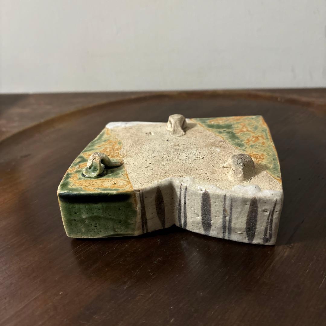 時代織部　向付け　美濃　瀬戸　古美術　茶道具　懐石　酒器　志野　唐津　備前　李朝