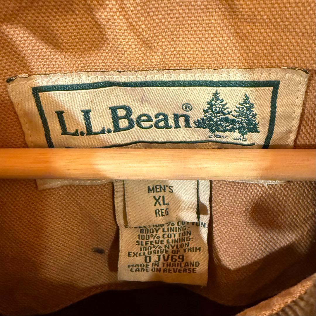 90s L.L.Bean ヴィンテージエルエルビーン　ベージュ カバーオール
