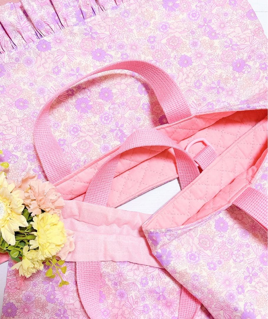 レッスンバッグʚ♥ɞ上履き入れ　体操着袋　ハンドメイド　入園入学　絵本バッグ