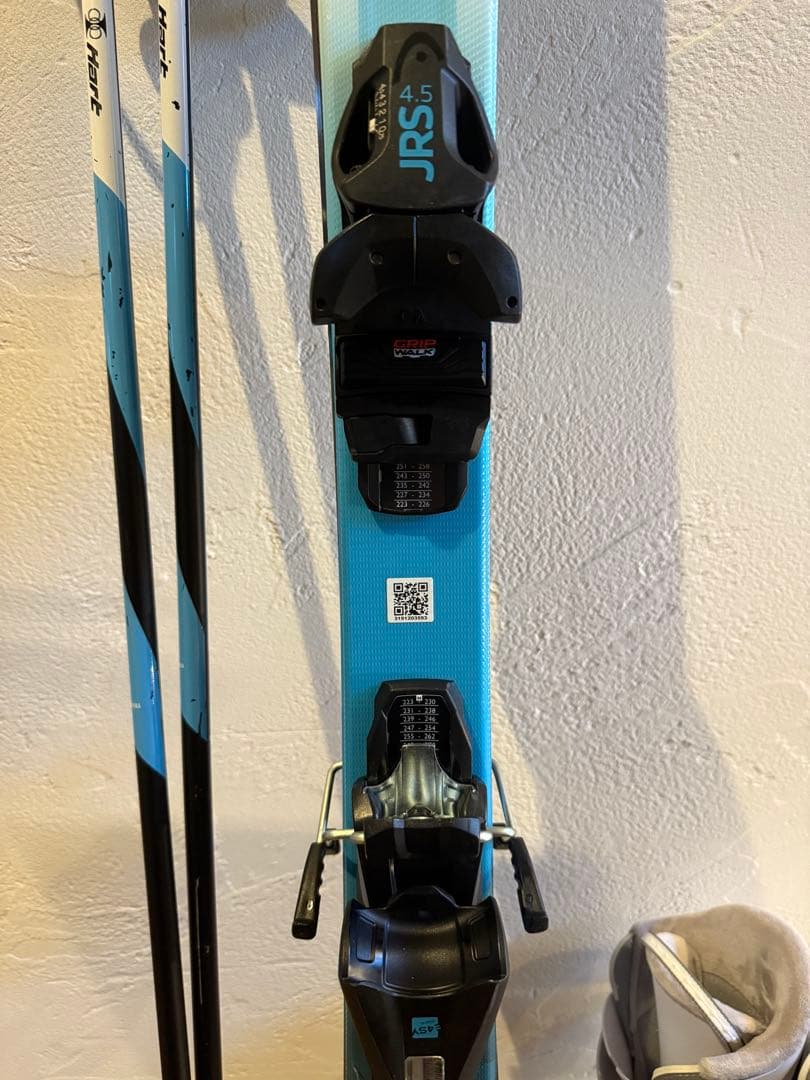 【美品】HEAD ジュニアスキーセット 127cm ブーツ21 ス【5点セット】