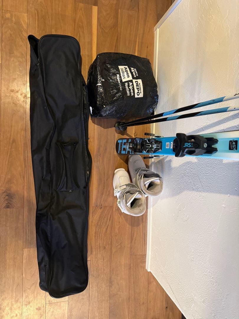 【美品】HEAD ジュニアスキーセット 127cm ブーツ21 ス【5点セット】