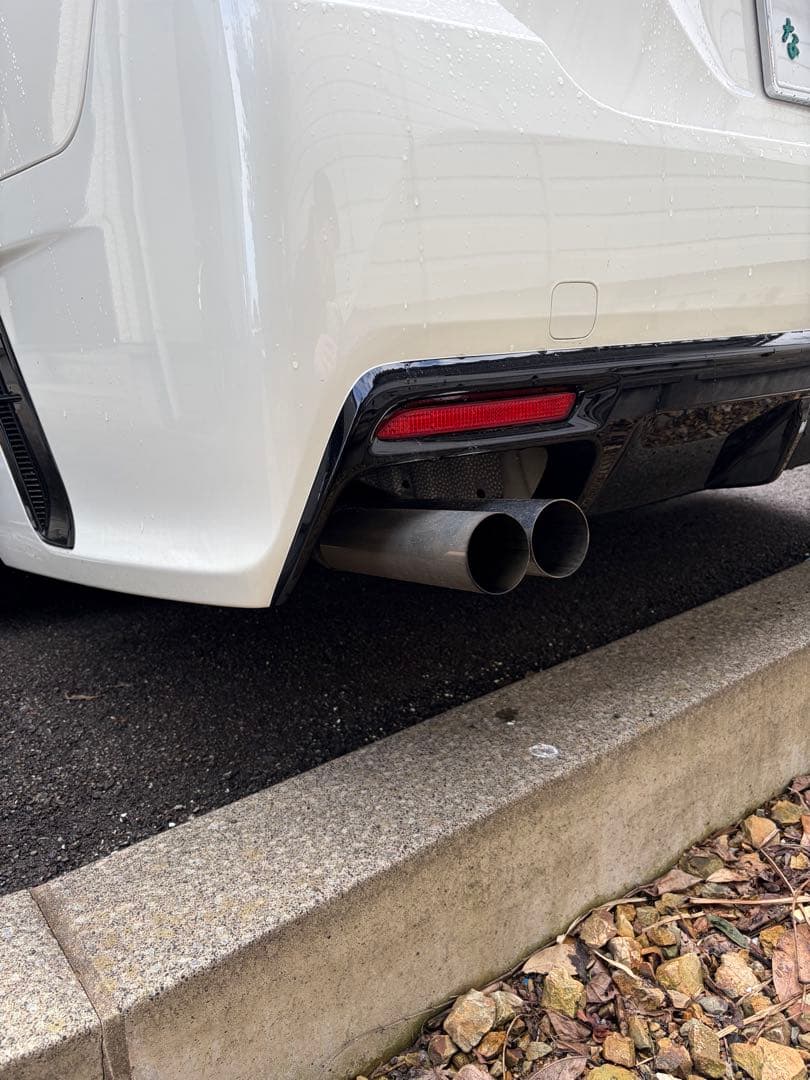 130マークXワンオフリアストレートマフラー