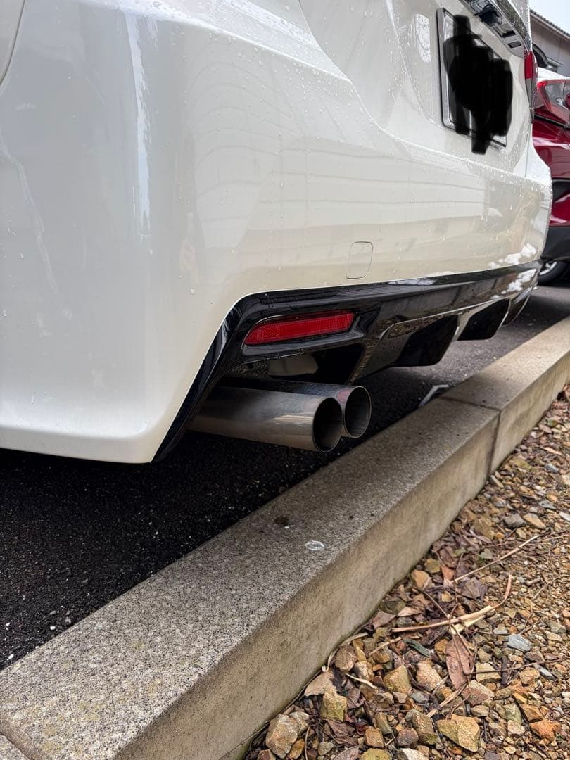 130マークXワンオフリアストレートマフラー