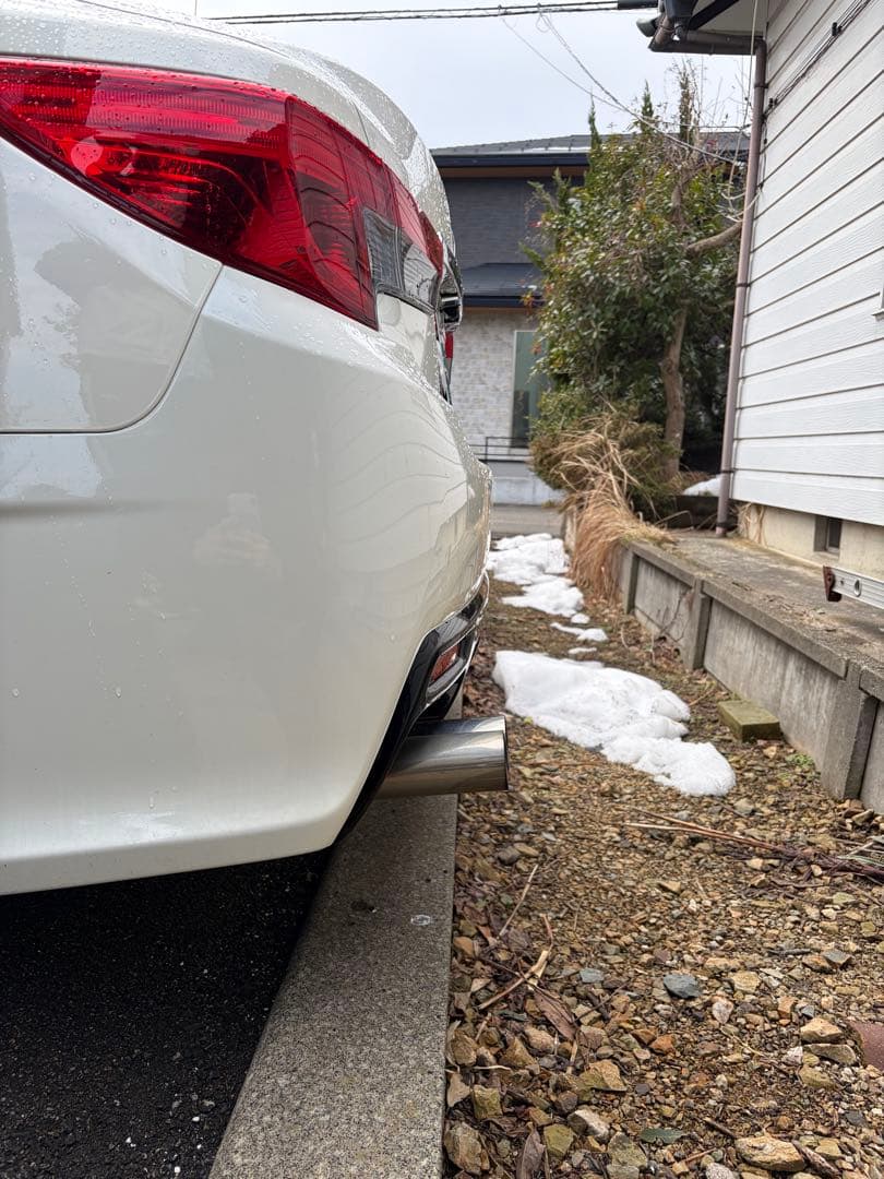 130マークXワンオフリアストレートマフラー