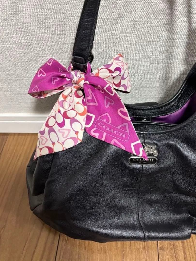 COACH コーチ 黒 ショルダーバッグ