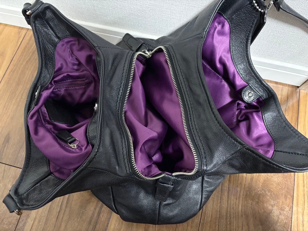 COACH コーチ 黒 ショルダーバッグ