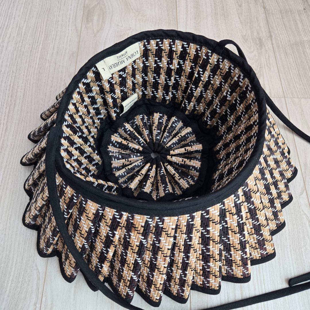 loma murrayローナマーレイ カプリ ローマ 麦わら帽子 折り畳みハット