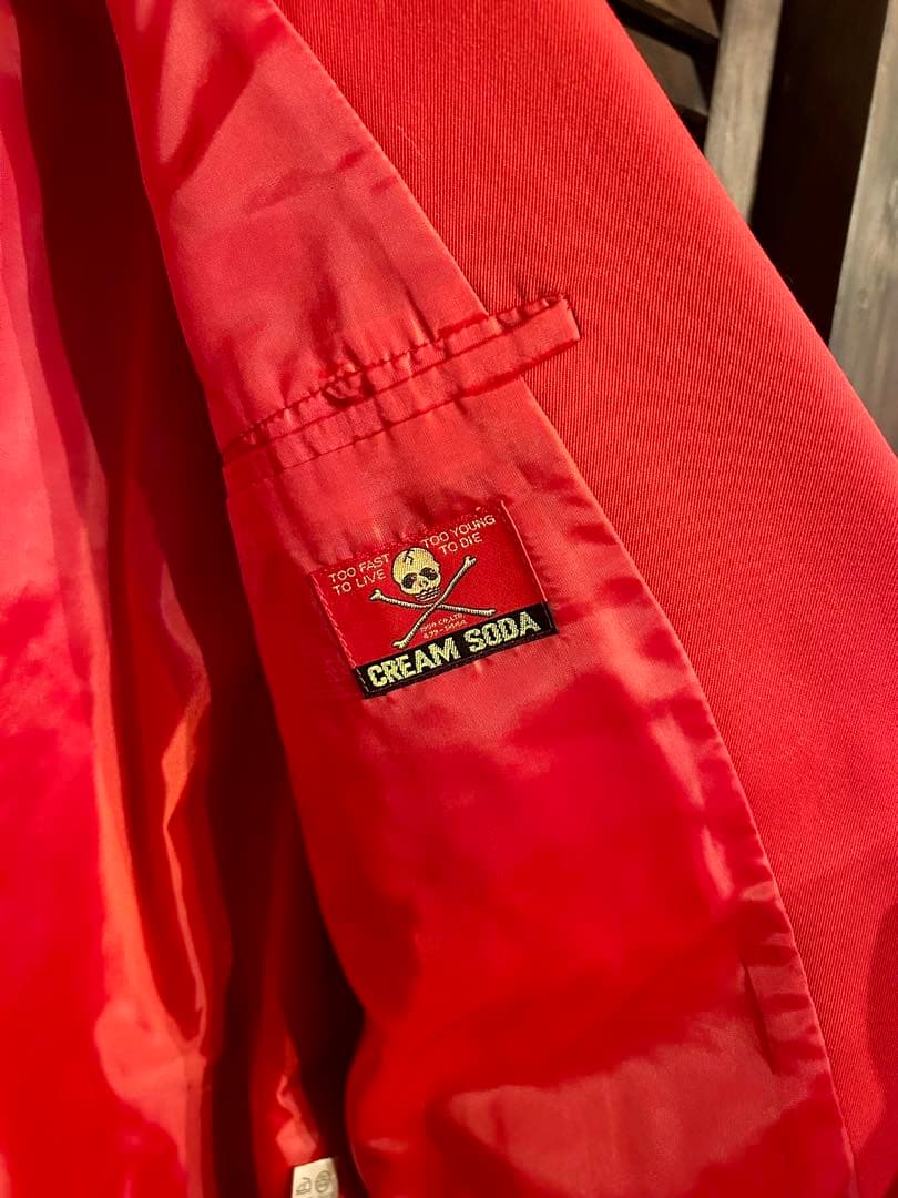 大幅値下　希少　クリームソーダ　ピンクドラゴン　黒赤　セットアップ　レア