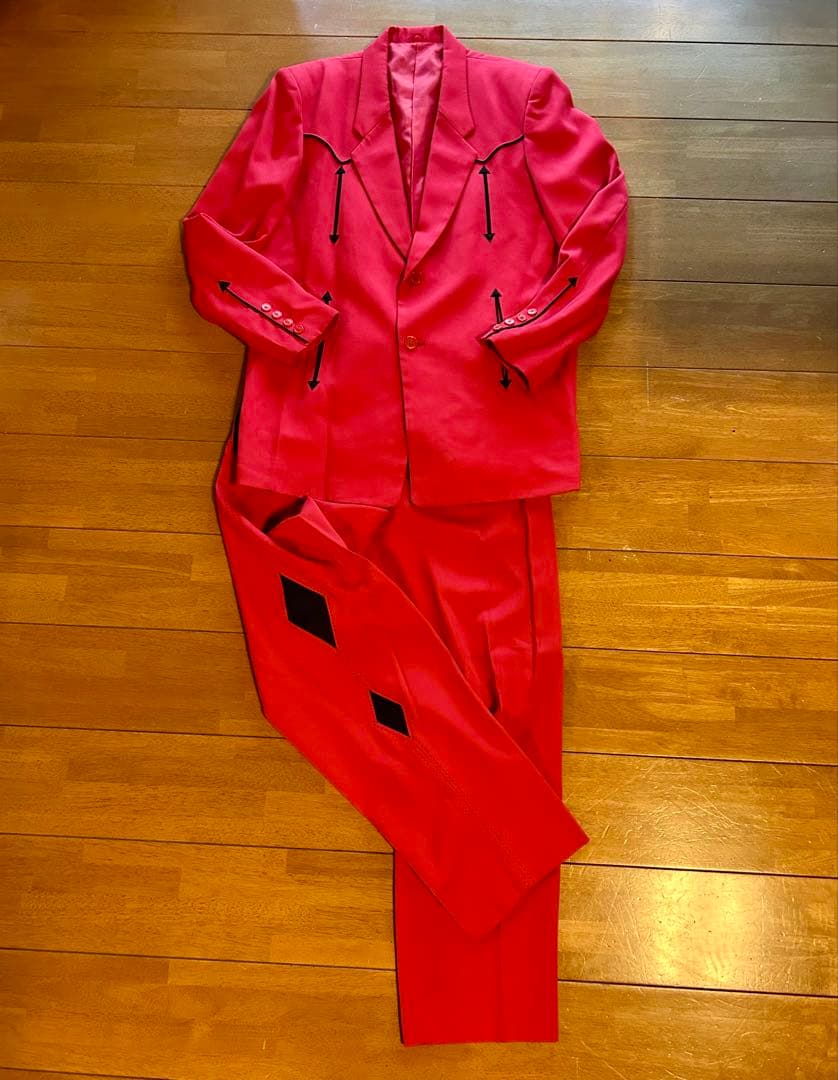 大幅値下　希少　クリームソーダ　ピンクドラゴン　黒赤　セットアップ　レア