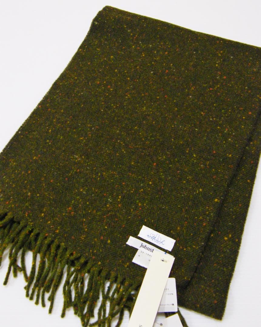 新品 Johnstons ジョンストンズ マフラー raffiner h