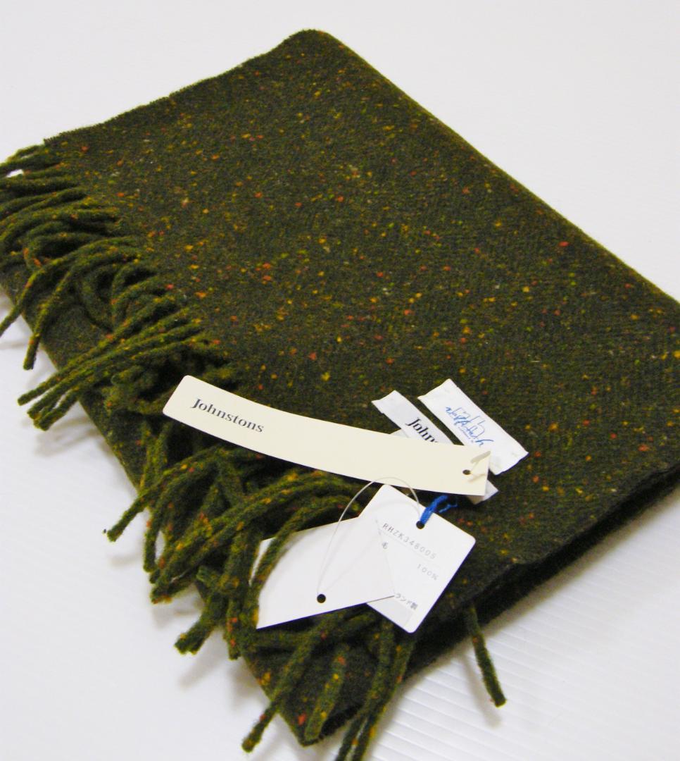 新品 Johnstons ジョンストンズ マフラー raffiner h