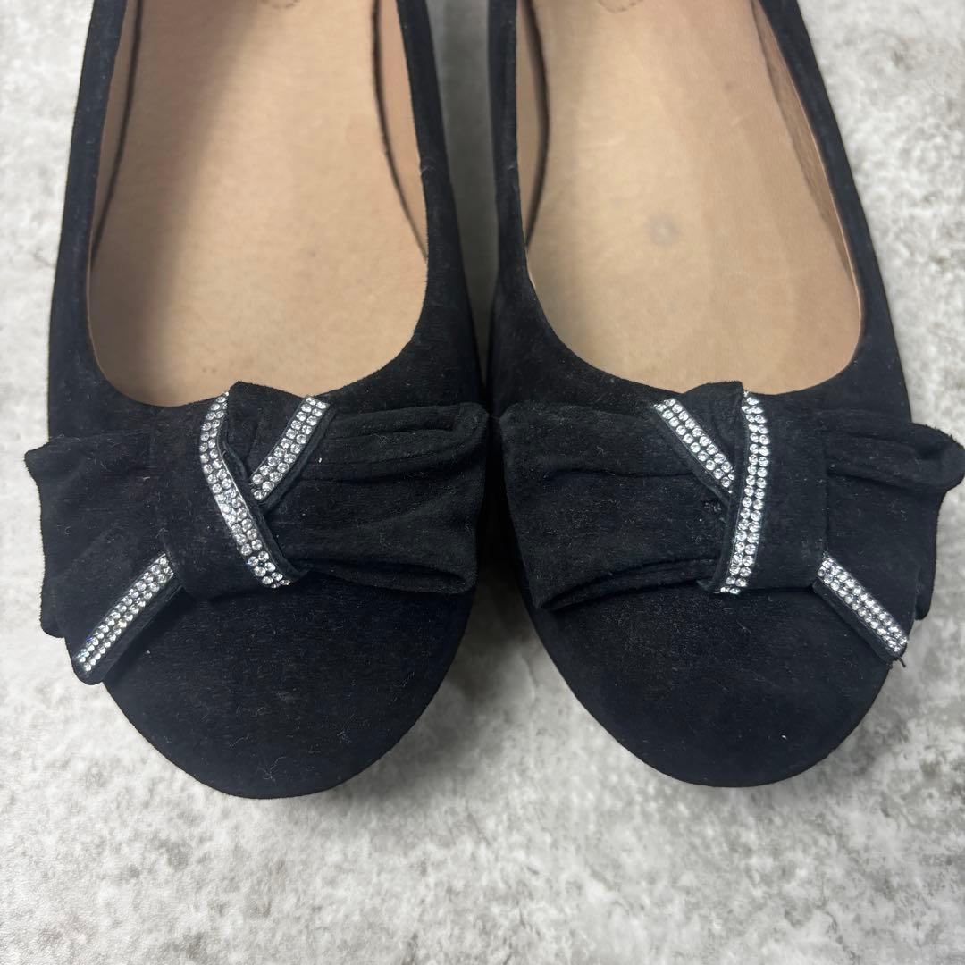 新品 UGG ジャクリーン JACQUELINE 25 スウェード 黒 フラット