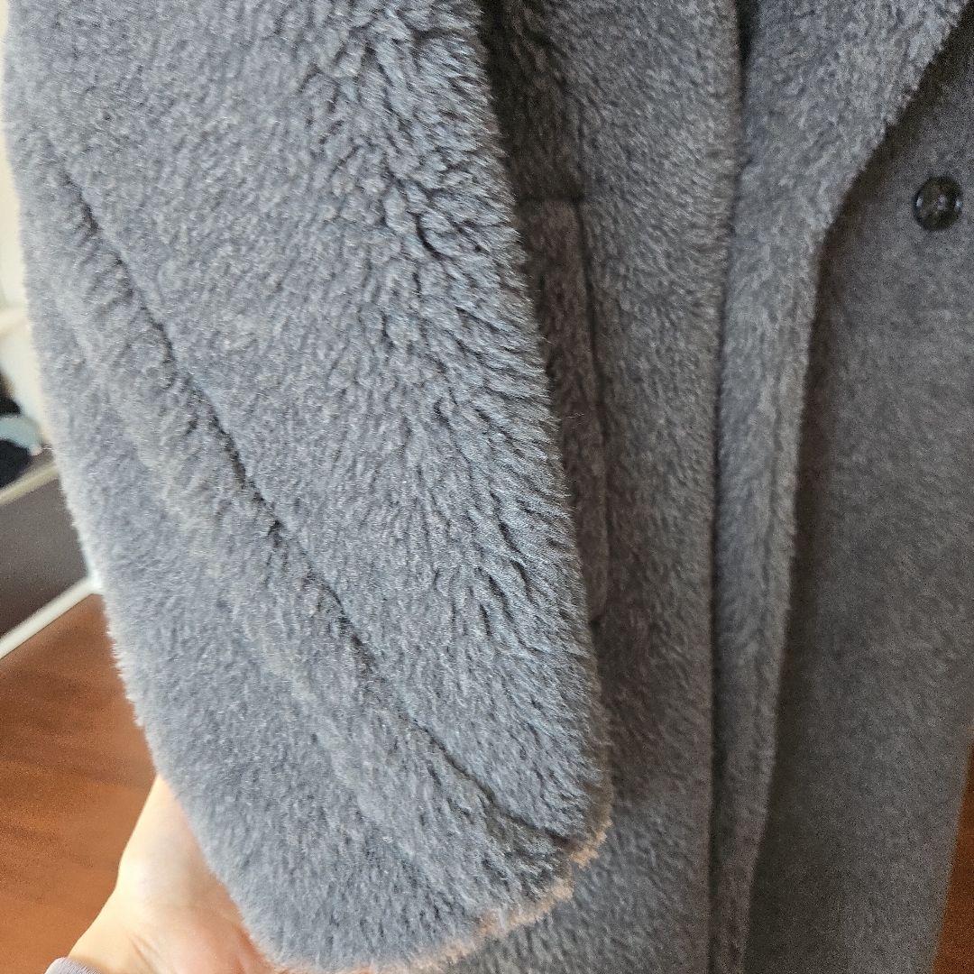 未使用に近い　Max Mara テディベア アイコン コート グレー