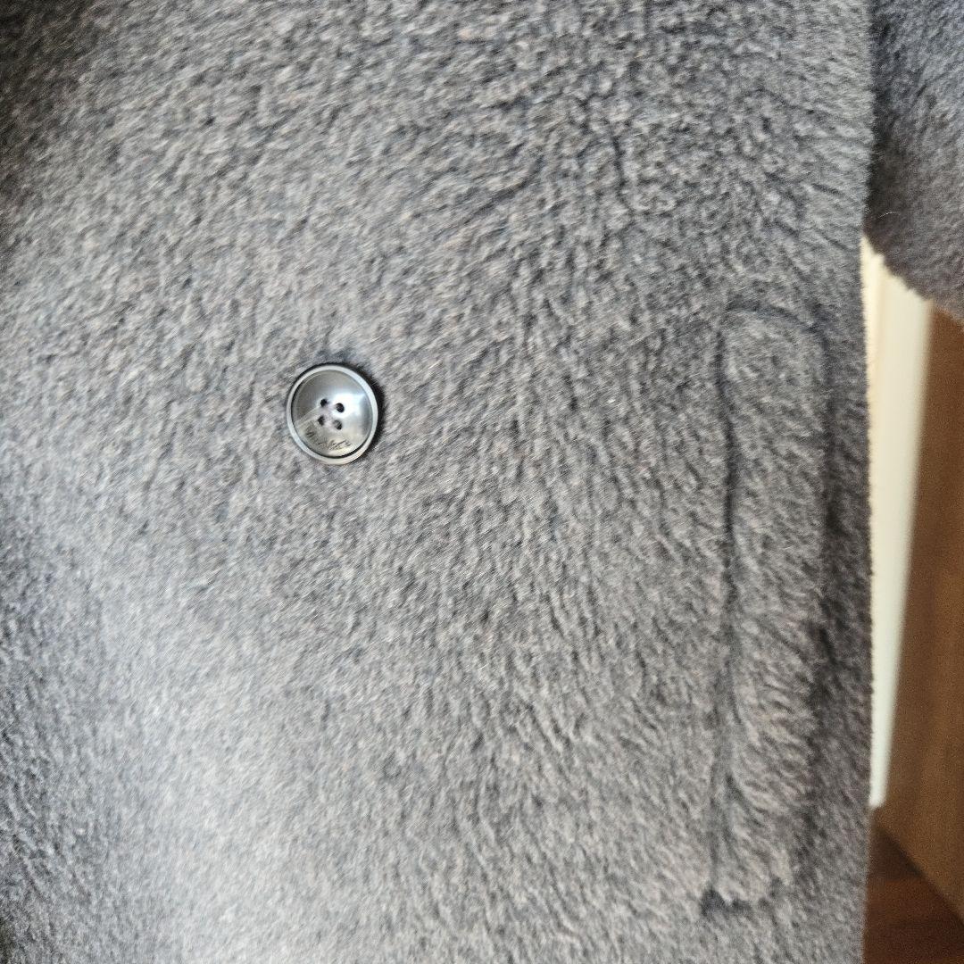 未使用に近い　Max Mara テディベア アイコン コート グレー