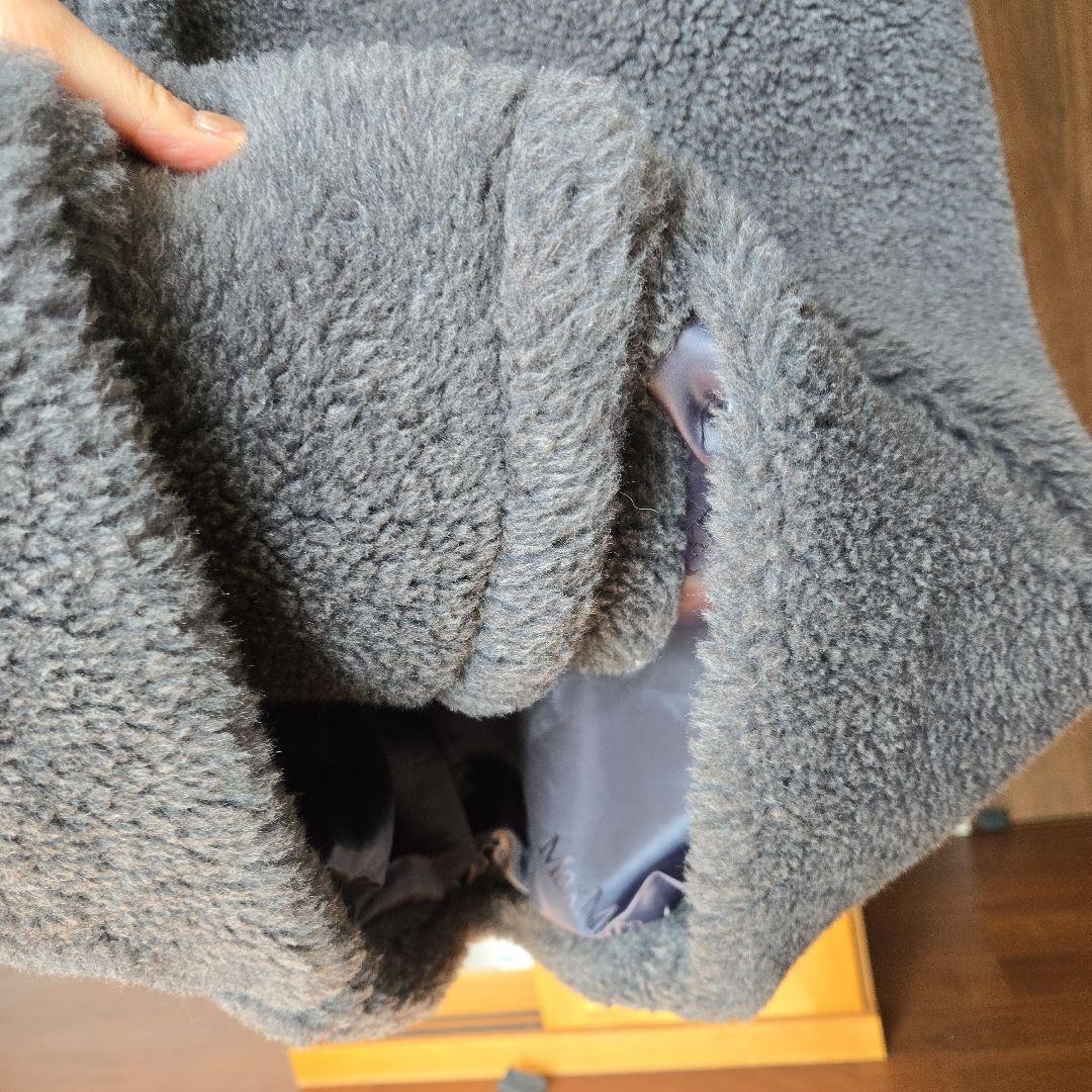 未使用に近い　Max Mara テディベア アイコン コート グレー
