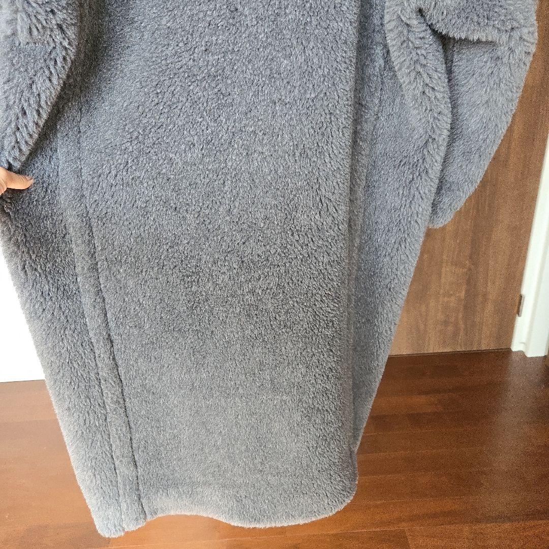 未使用に近い　Max Mara テディベア アイコン コート グレー