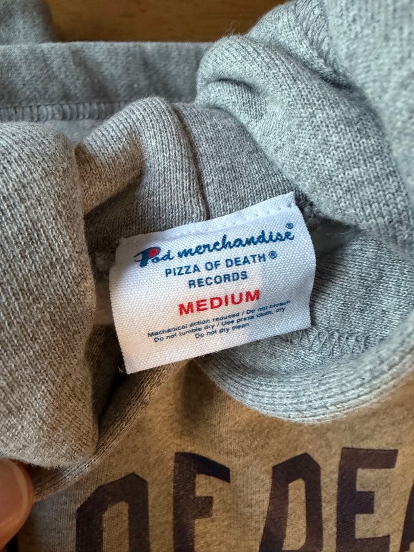 ミュージシャン PIZZA OF DEATH PIZZA Lab Logo HOODIE M