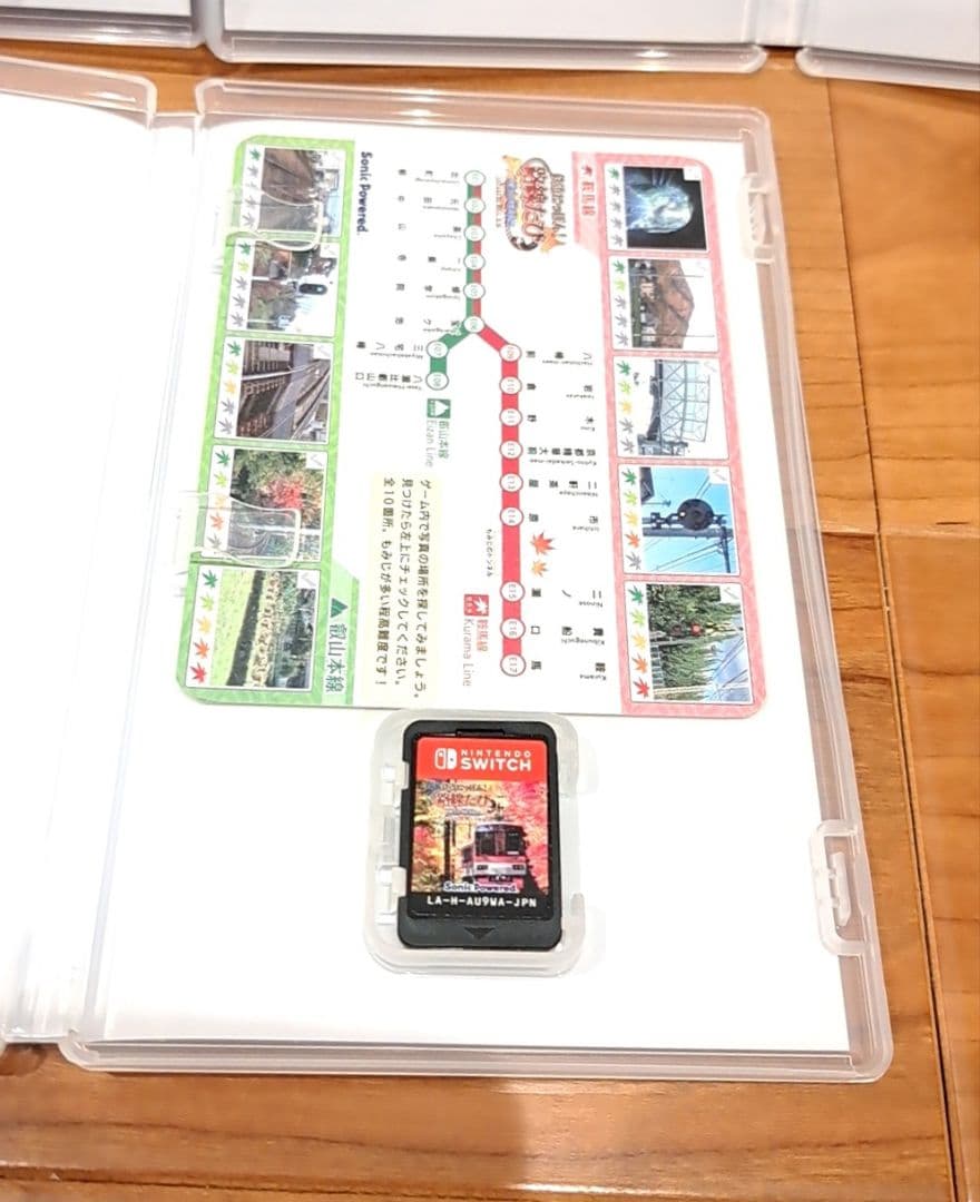 【ほぼ未使用品】　Switch　ソフト　鉄道にっぽん！　路線たび　３種類セット