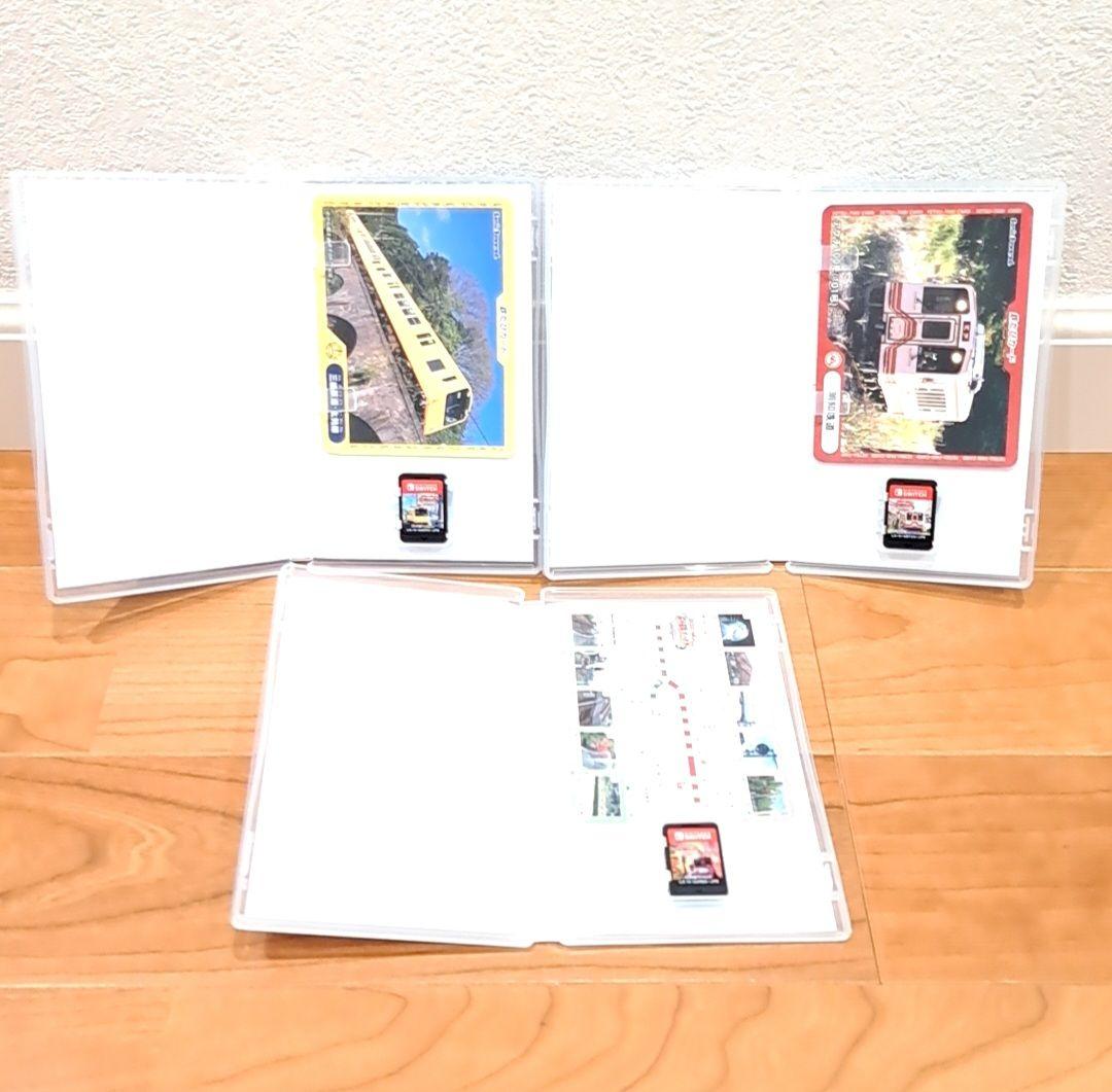 【ほぼ未使用品】　Switch　ソフト　鉄道にっぽん！　路線たび　３種類セット
