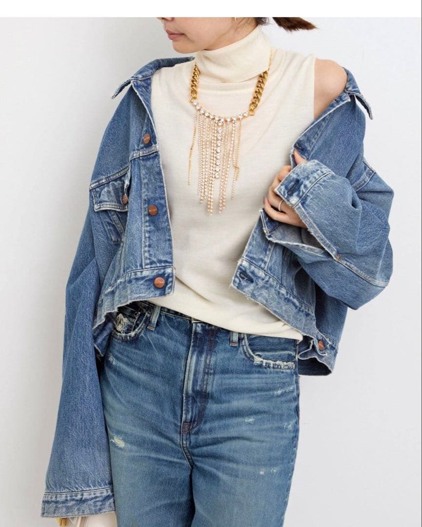 【未使用】アパルトモン レッドカード デニムジャケット