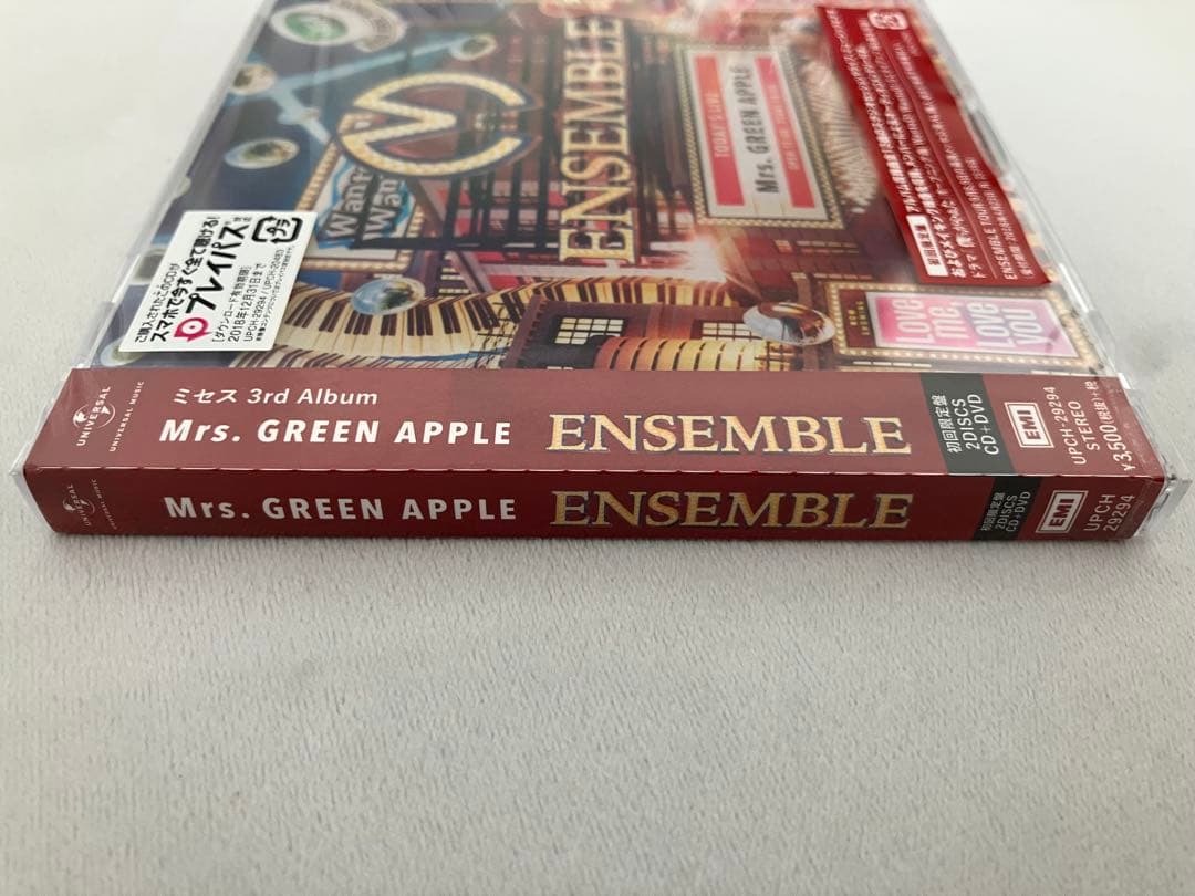 ✨早い者勝ち,未開封✨Mrs.GREEN APPLE ENSEMBLE 初回限定