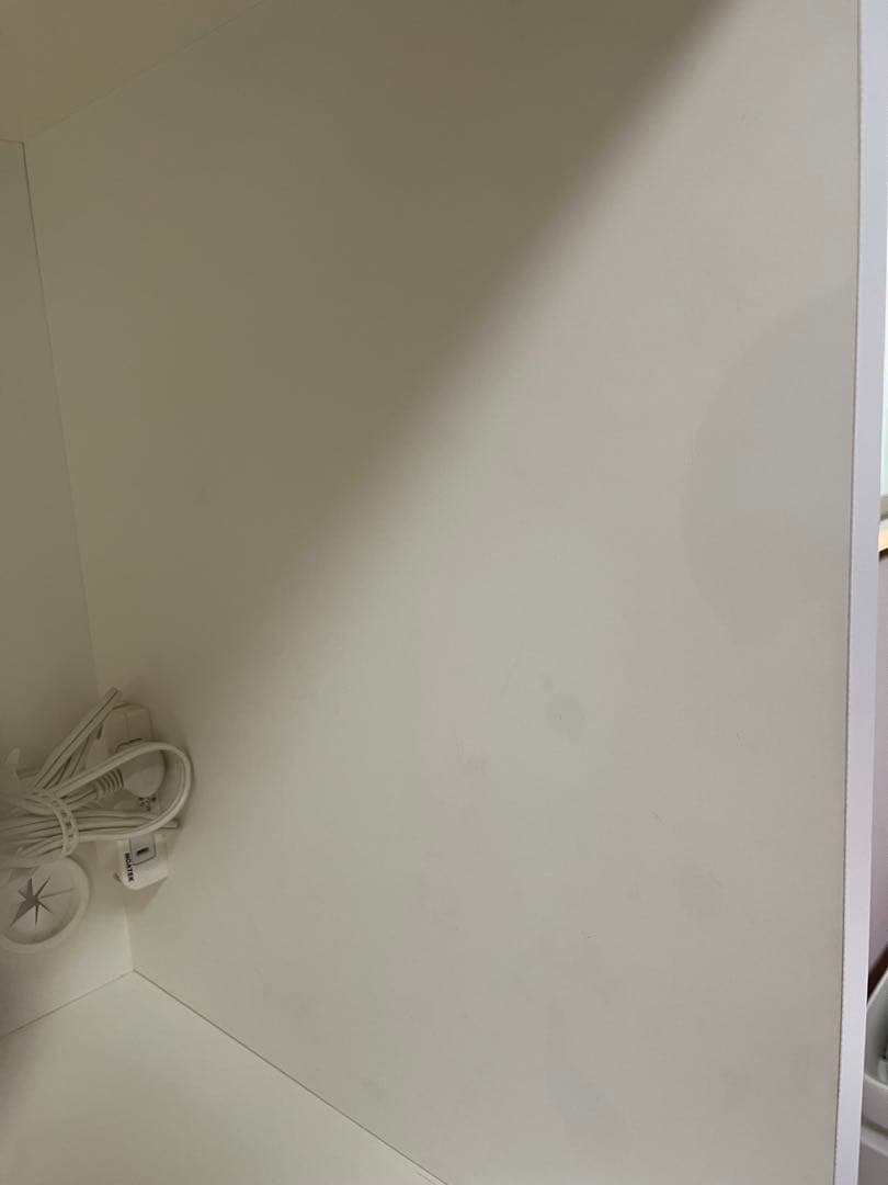 ホワイト 食器棚 ガラス扉付き