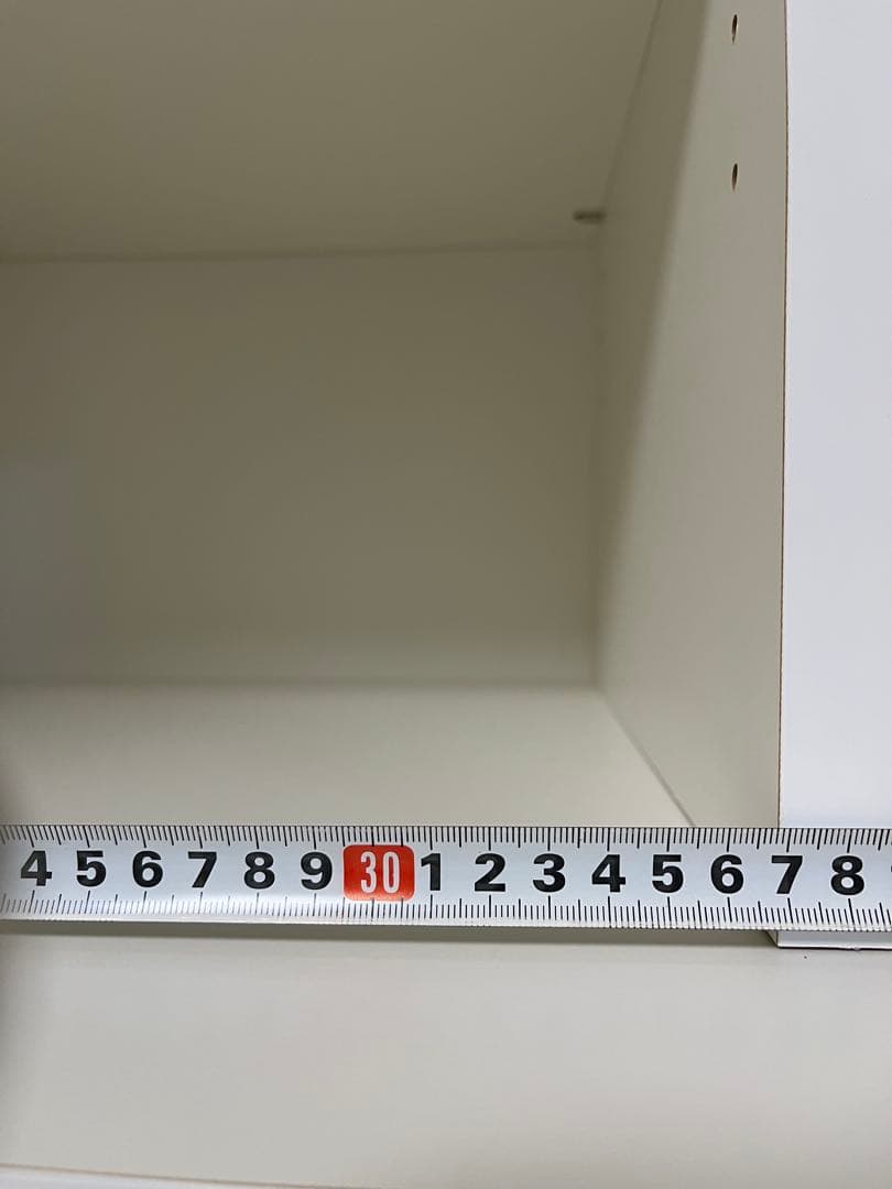 ホワイト 食器棚 ガラス扉付き