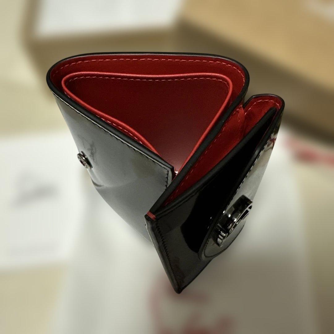 Christian Louboutin LOUBI54 三つ折り財布 黒