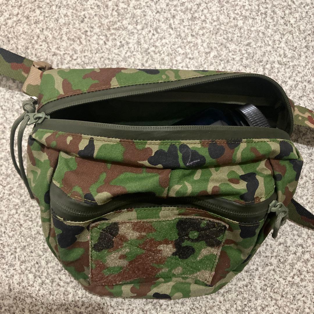 自衛隊 ウエストポーチ LEM 生地 陸自 ③