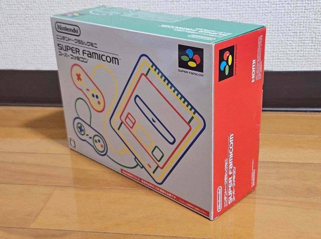 未使用に近い 美品 任天堂 ニンテンドークラシックミニ 本体 スーパーファミコン
