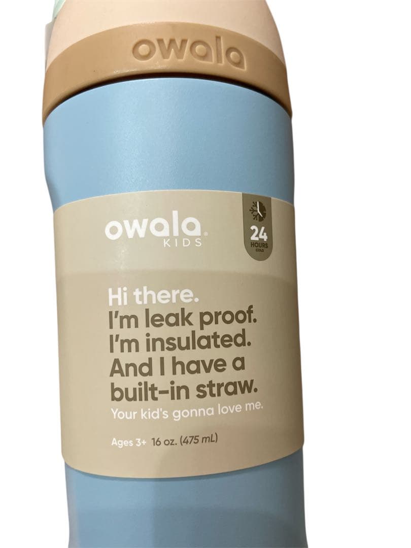 owala 水筒 16oz 475ml 新品未使用　ブルーブラウン　早い者勝ち