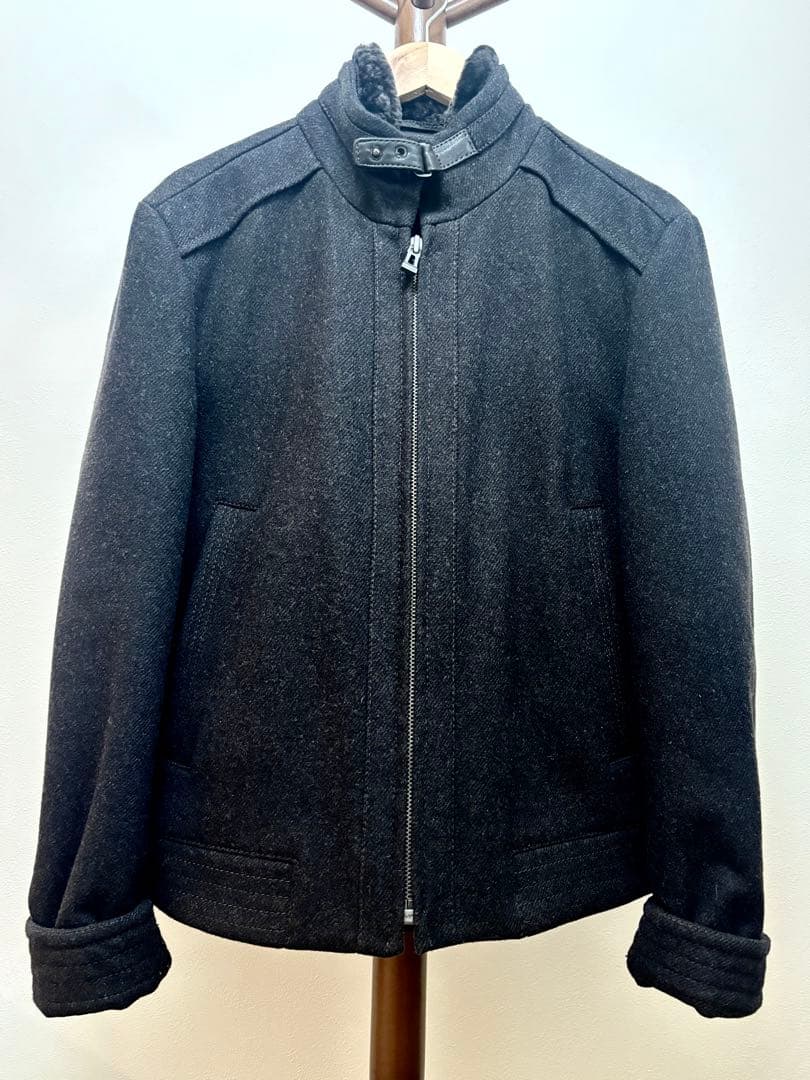 Hugo boss ダークグレー ジャケット ウール