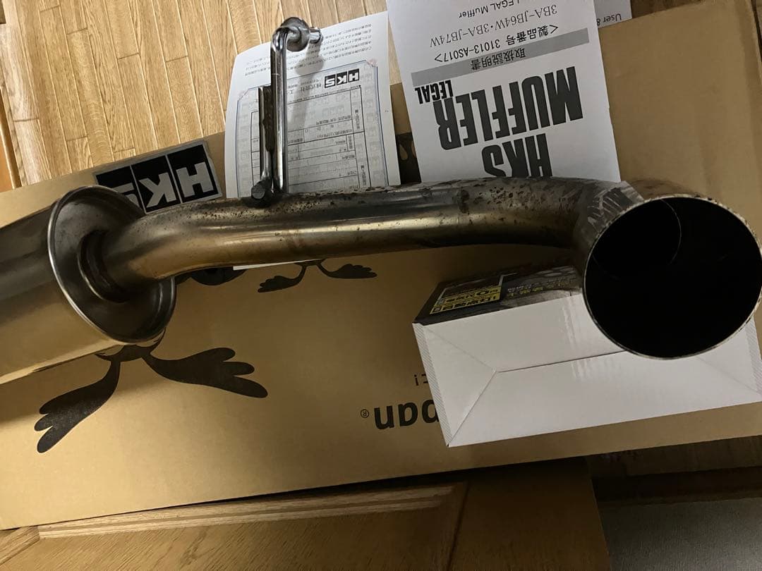 JB64ジムニー　HKS マフラー リーガルマフラー