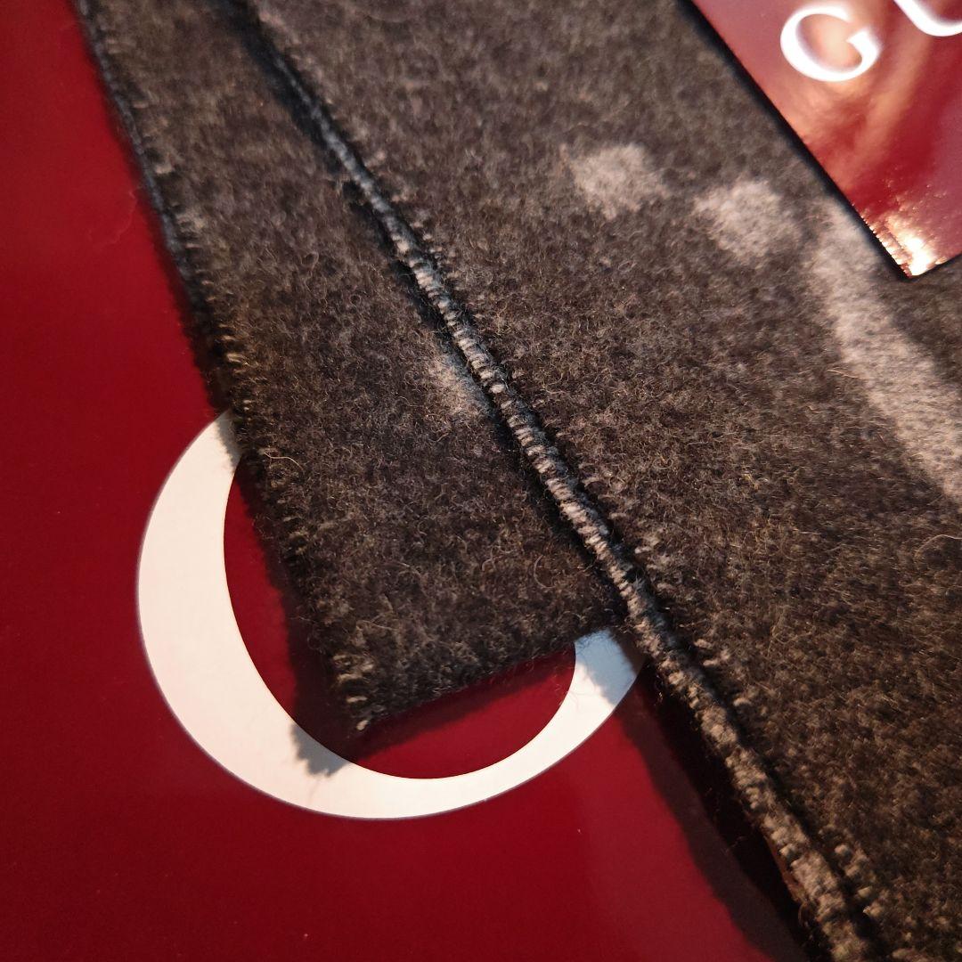 ❤新品箱袋付き❤定価約15万❤GUCCI マフラー ショール　カシミア100％黒
