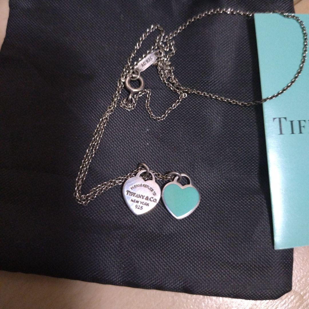 Tiffany & Co. ハート型ネックレス リターントゥダブルハート