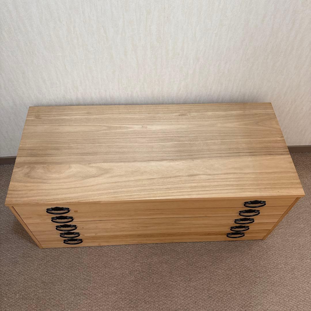 5段桐ダンス　桐箪笥　着物タンス