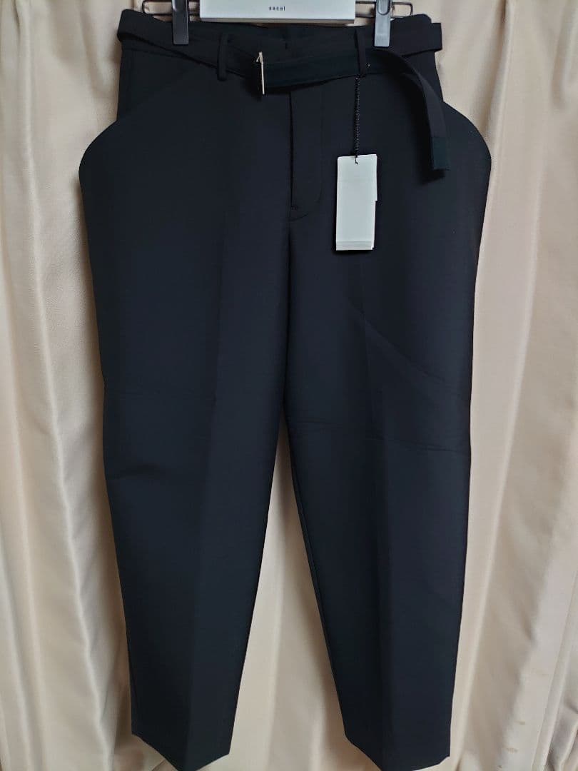 ［未使用］ sacai Suiting Bonding Pants 黒 3