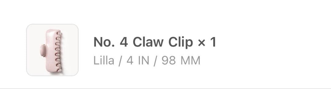 【新品未開封】UNDO HAIRWARE ヘアクリップ　NO.4