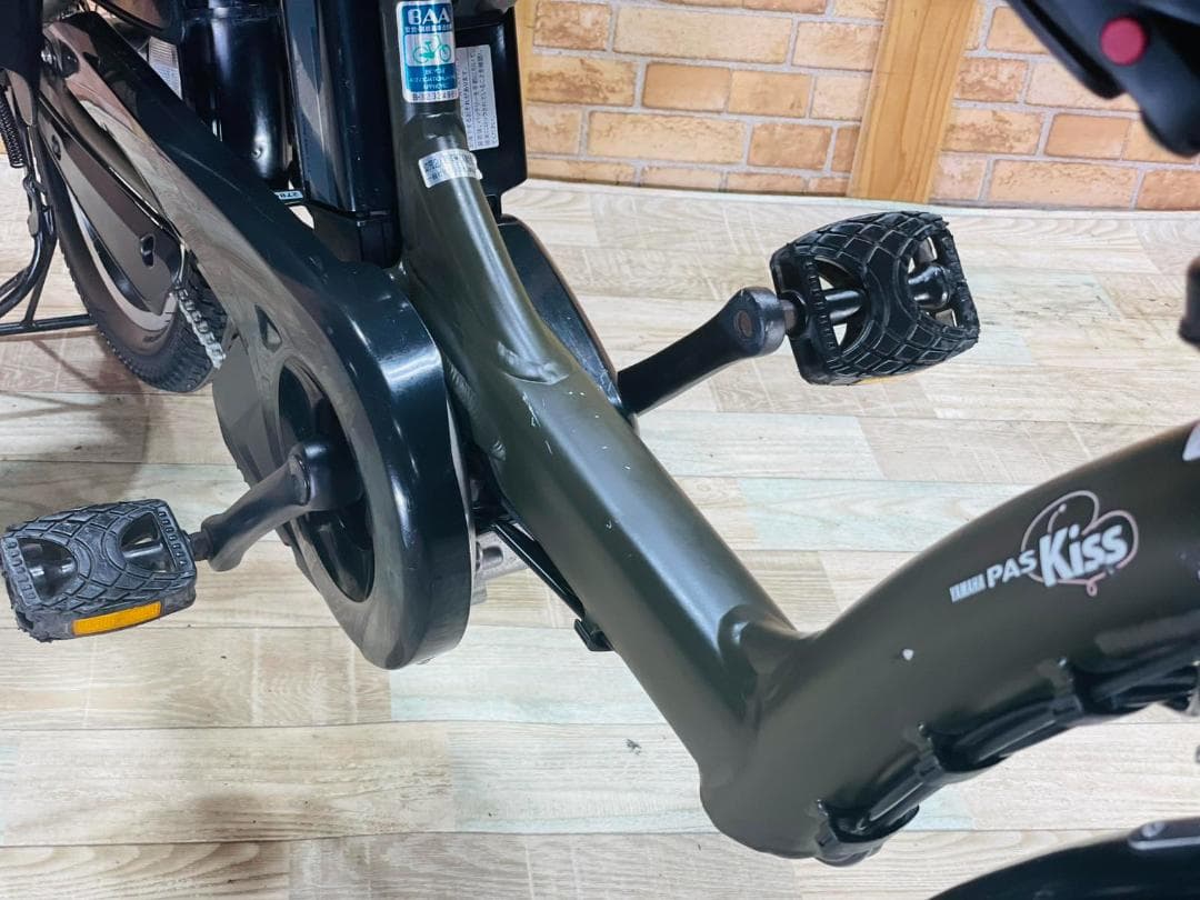 週末限定 ヤマハ グリーン系 大容量 子供乗せ電動アシスト自転車 ZH2785