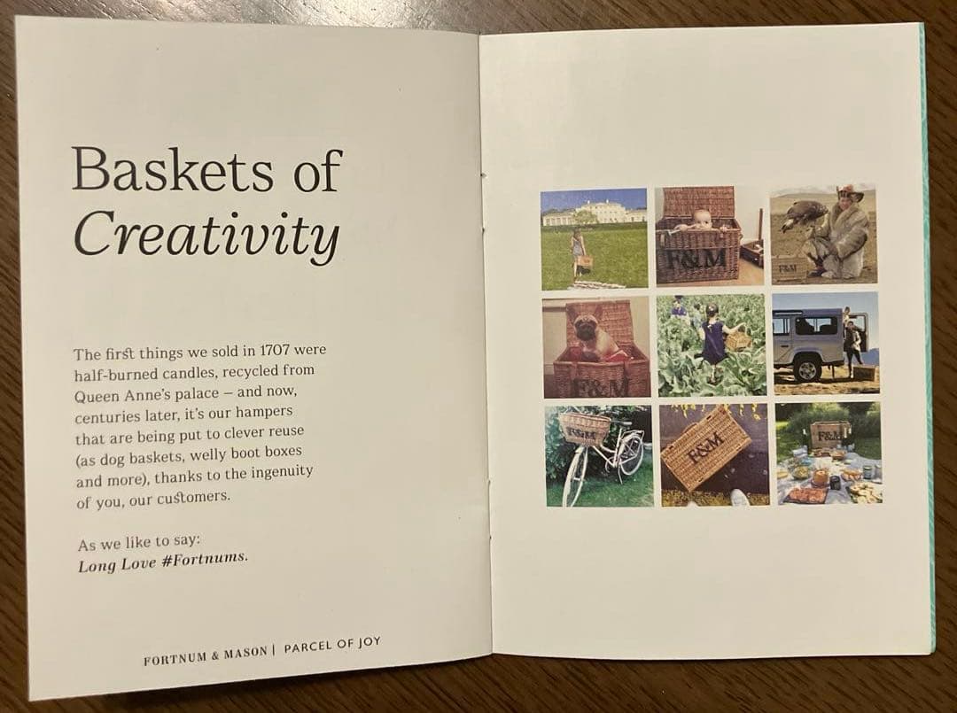 FORTNUM&MASON♡フォートナム&メイソン♡新品ハンパー バスケット 籠