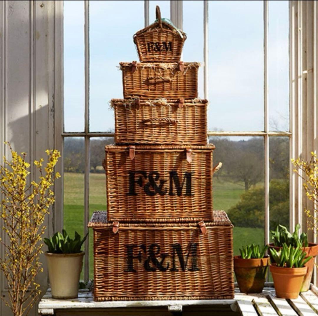FORTNUM&MASON♡フォートナム&メイソン♡新品ハンパー バスケット 籠