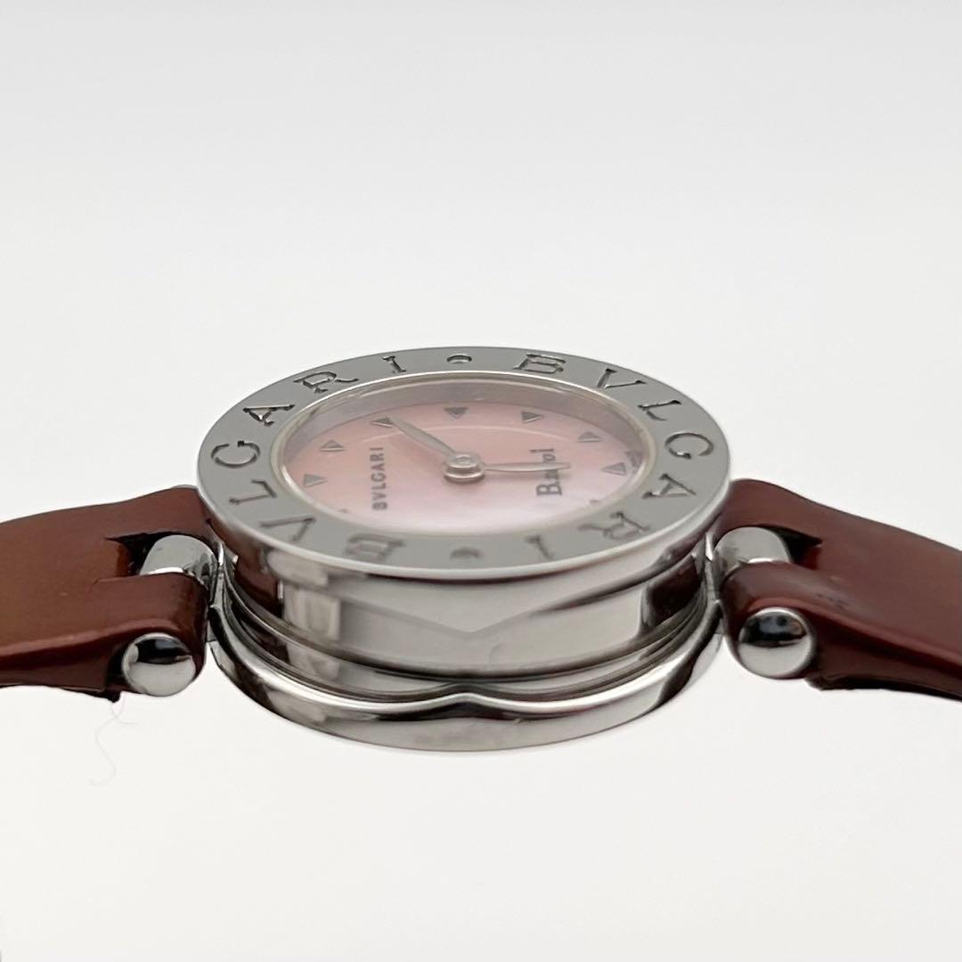 【新品電池 稼働】BVLGARI ブルガリ ビーゼロワン ピンクシェル文字盤
